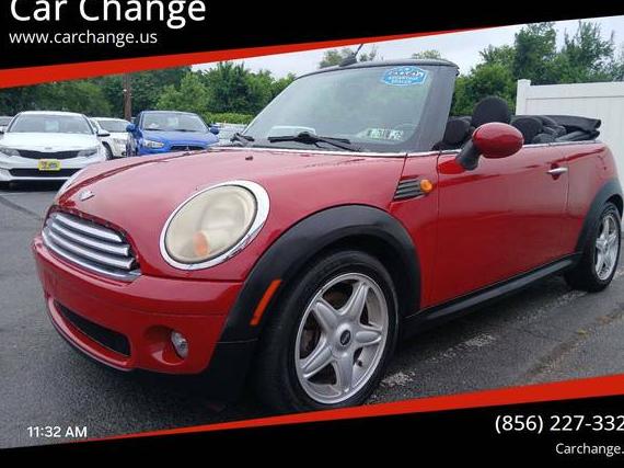 MINI COOPER CONVERTIBLE 2009 WMWMR33509TJ93811 image